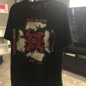 Black Red Hot Chili Peppers shirt. Men’s medium